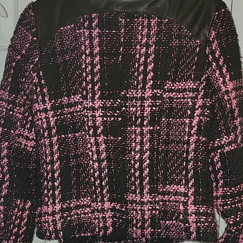 Victoria's Secret Pink and Black Tweed Jacket - Picture 2 of 5